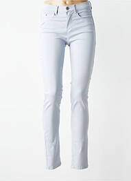 Jeans coupe slim stretch taille normale bleu BRUNO SAINT HILAIRE femme