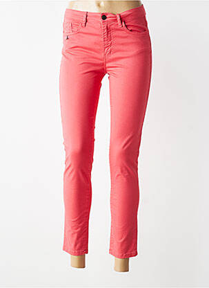 Jeans coupe slim taille normale taille normale orange FRED SABATIER femme