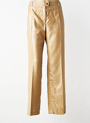 Pantalon droit taille élastique taille normale beige JUMFIL femme