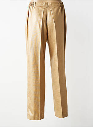 Pantalon droit taille élastique taille normale beige JUMFIL femme