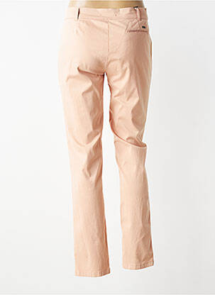 Pantalon chino tissage popeline taille normale rose CARLA KOPS femme