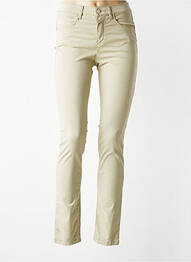 Jeans coupe slim taille normale taille normale vert BRUNO SAINT HILAIRE femme