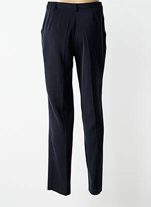 Pantalon droit taille à pinces taille haute bleu JUMFIL femme
