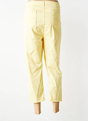 Pantacourt stretch taille normale jaune JUMFIL femme