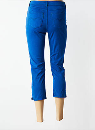 Pantacourt stretch taille normale bleu JUMFIL femme