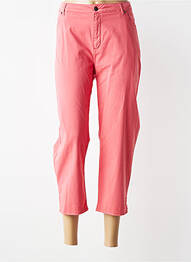 Pantacourt stretch taille normale orange MERI & ESCA femme