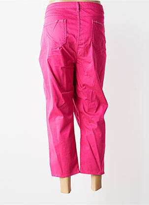Pantacourt stretch taille normale rose MERI & ESCA femme