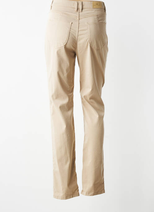 Jeans coupe slim taille normale taille normale beige BRUNO SAINT HILAIRE femme