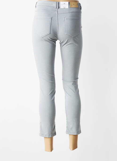 Jeans coupe slim taille normale taille normale gris BRUNO SAINT HILAIRE femme