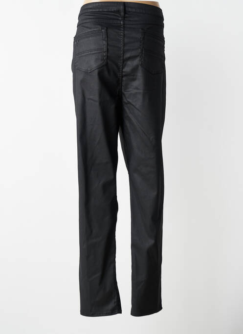 Pantalon slim tissage enduit taille normale noir JUMFIL femme