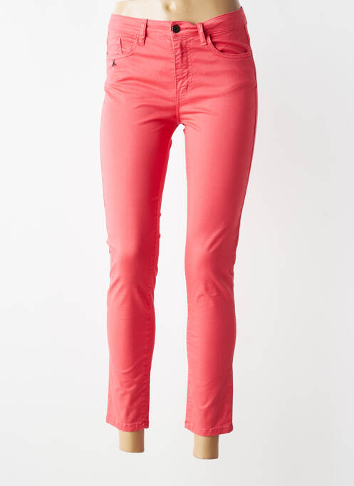 Jeans coupe slim taille normale taille normale orange FRED SABATIER femme