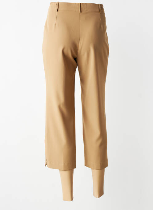 Pantacourt taille haute taille haute beige JUMFIL femme