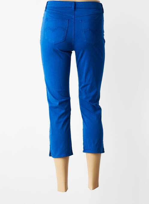 Pantacourt stretch taille normale bleu JUMFIL femme