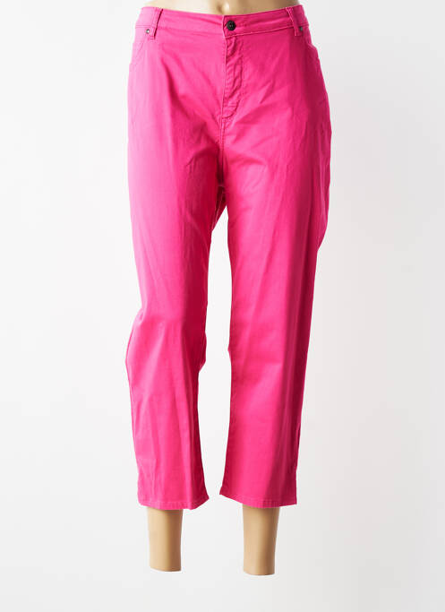 Pantacourt stretch taille normale rose MERI & ESCA femme