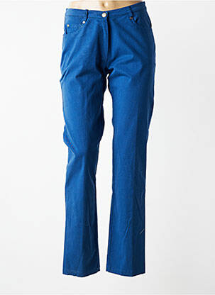 Jeans coupe slim stretch taille normale bleu JUMFIL femme
