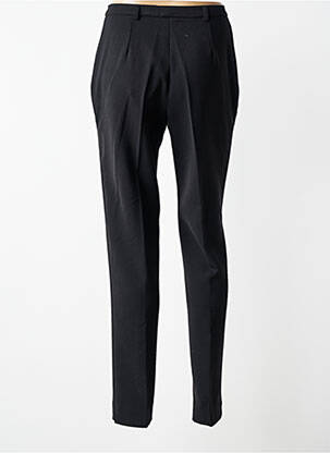 Pantalon slim taille haute taille haute noir GUY DUBOUIS femme