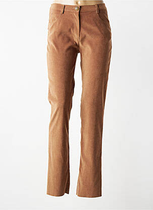 Pantalon slim stretch taille normale beige JUMFIL femme