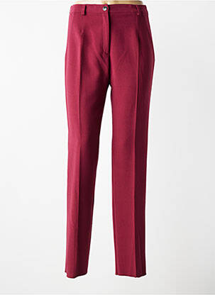 Pantalon slim taille élastique taille normale rouge JUMFIL femme