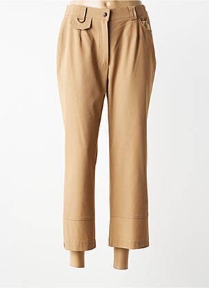 Pantacourt coupe droite taille normale beige JUMFIL femme