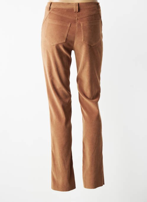 Pantalon slim stretch taille normale beige JUMFIL femme