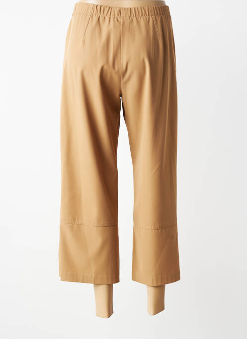 Pantacourt coupe droite taille normale beige JUMFIL femme