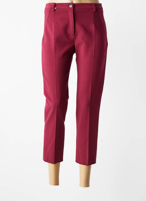 Pantacourt taille élastique taille normale rouge JUMFIL femme