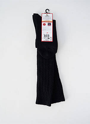 Chaussettes imprimé fantaisie noir LABONAL femme