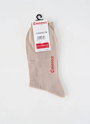 Chaussettes stretch beige EMINENCE homme