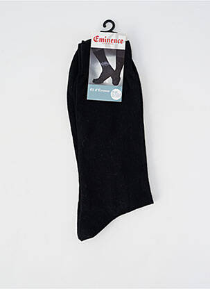 Chaussettes stretch noir EMINENCE homme