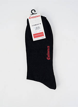 Chaussettes stretch noir EMINENCE homme