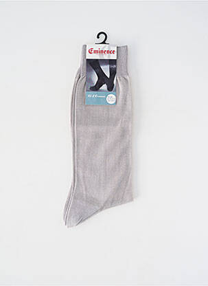 Chaussettes stretch gris EMINENCE homme