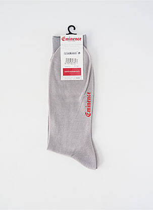 Chaussettes stretch gris EMINENCE homme
