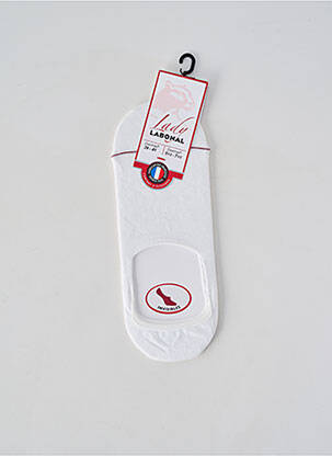 Chaussettes coutures renforcées blanc LABONAL femme