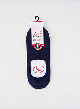 Chaussettes coutures renforcées bleu LABONAL femme
