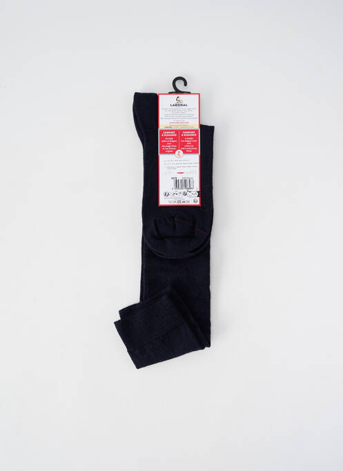 Chaussettes coutures renforcées bleu LABONAL femme