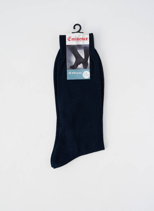 Chaussettes maille fine bleu EMINENCE homme