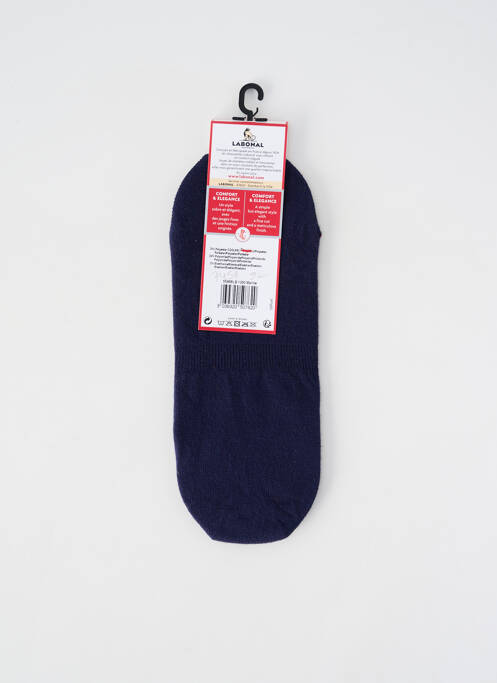 Chaussettes coutures renforcées bleu LABONAL femme