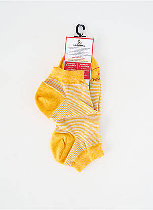 Chaussettes stretch jaune LABONAL femme