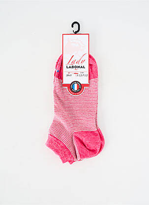 Chaussettes stretch rose LABONAL femme