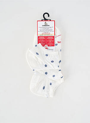 Chaussettes stretch blanc LABONAL femme