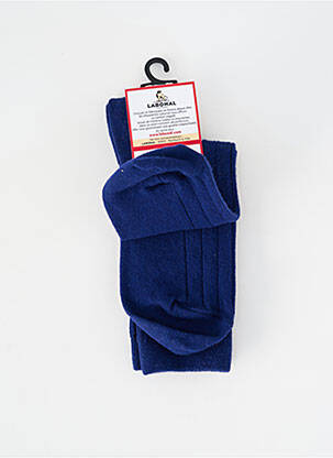 Chaussettes coutures renforcées bleu LABONAL femme