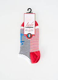 Chaussettes stretch rouge LABONAL femme