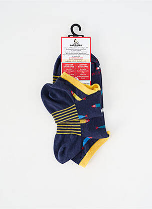 Chaussettes stretch bleu LABONAL femme