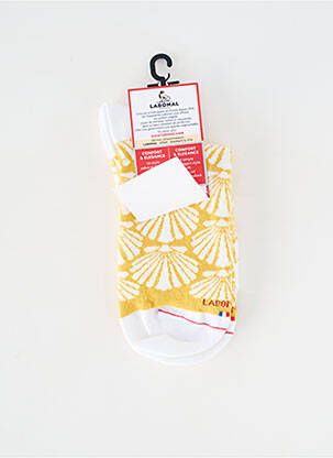 Chaussettes stretch jaune LABONAL femme