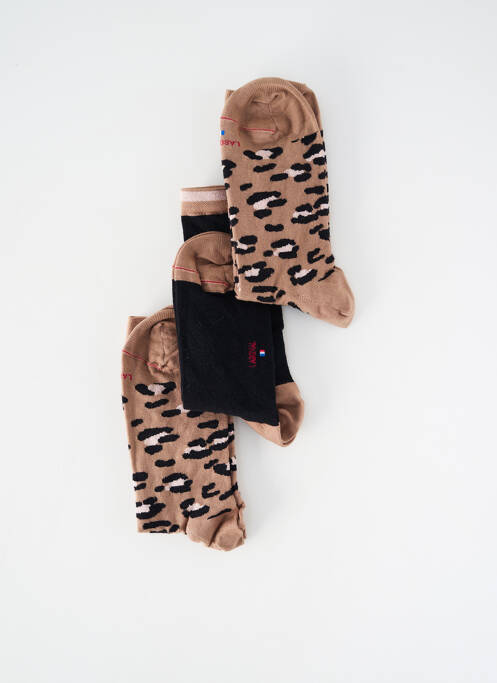 Chaussettes stretch beige LABONAL femme