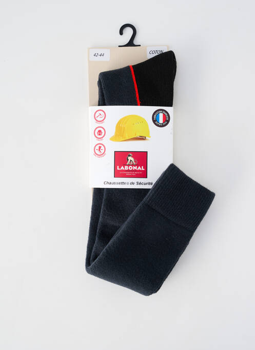 Chaussettes maille fine gris LABONAL homme