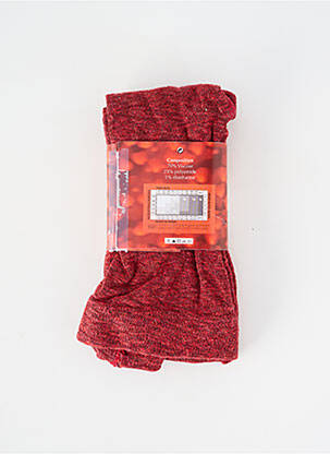 Collants stretch rouge CLIO femme