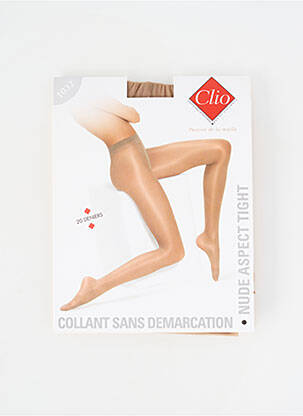Collants stretch beige CLIO femme
