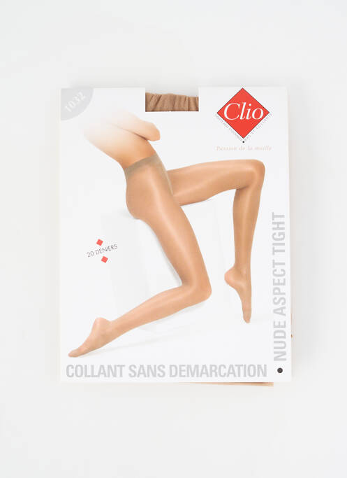 Collants stretch beige CLIO femme