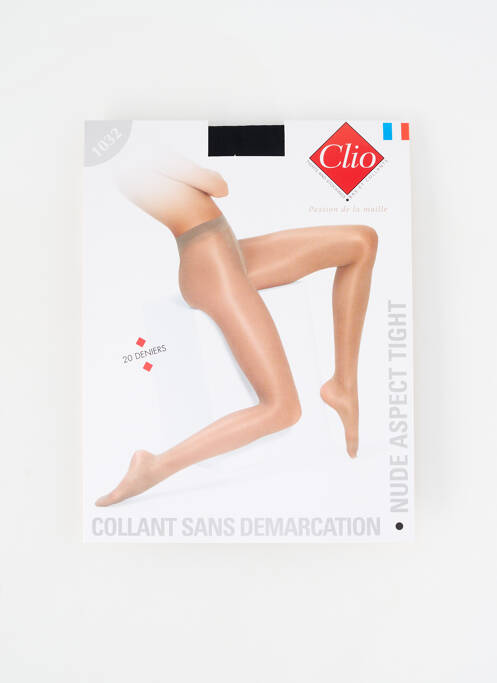 Collants stretch noir CLIO femme